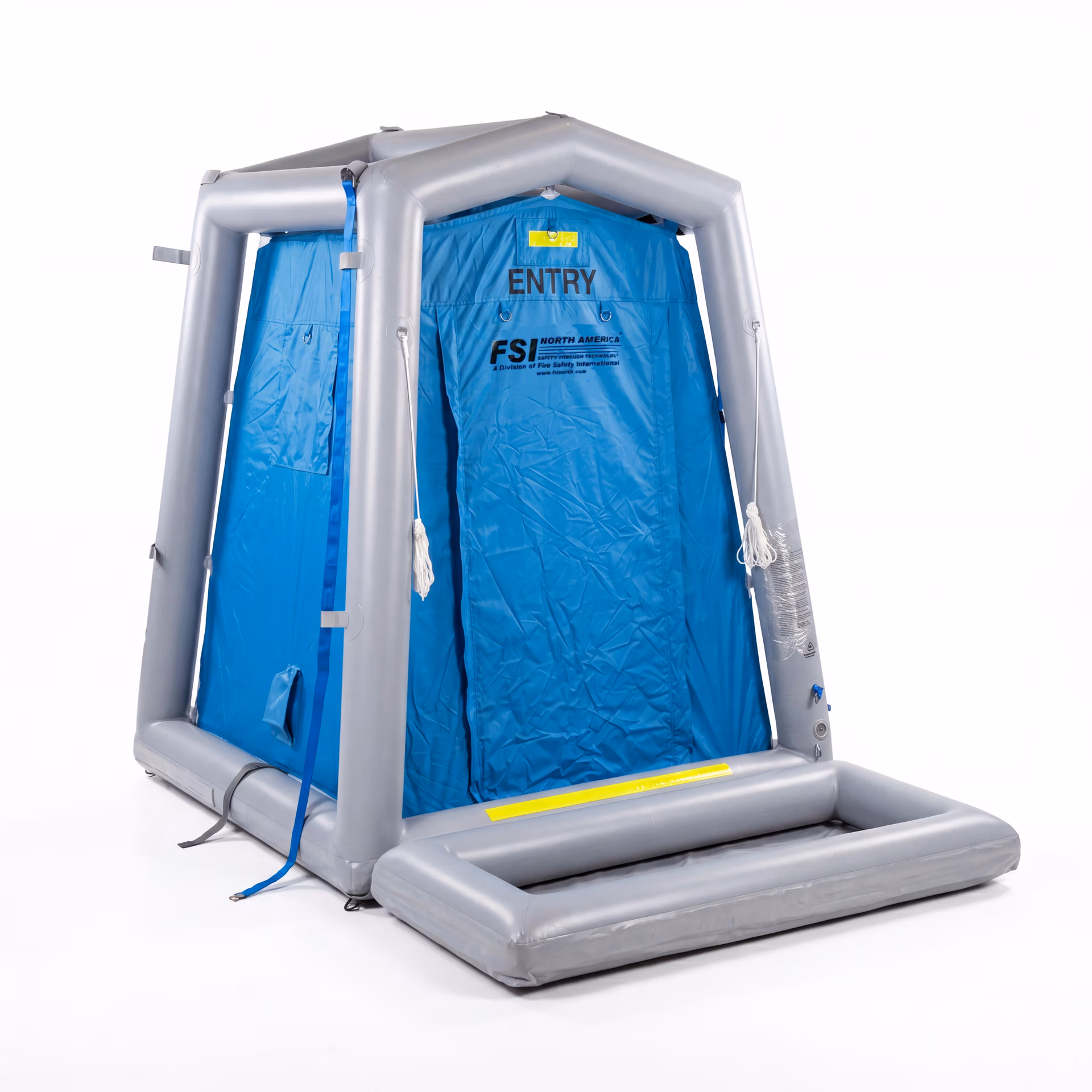 DAT202046S - FIRST RESPONDER HAZMAT DECON SHOWER WITH FOOT POOL CONTAINMENT